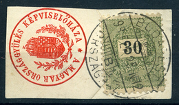 91231 BUDAPEST 1898. Országház, Dekoratív Kivágás - Oblitérés