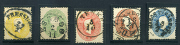 91236 1861. Szép Használt Sor, Jó Bélyegzésekkel  /  1861 Nice Used Line Good Pmks - Used Stamps