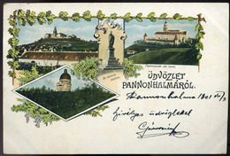 91483 PANNONHALMA 1901. Régi Képeslap  /  PANNONHALMA 1901 Vintage Pic. P.card - Ungheria