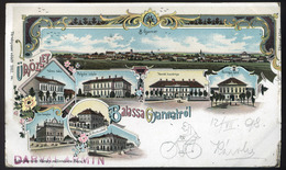 91475 BALASSAGYARMAT 1898. Litho Képeslap, Zsinagógával  /  BALASSAGYARMAT 1898 Litho Vintage Pic. P.card With Synagogue - Hungary