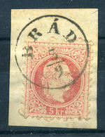 90984 BRÁD 1867. 5kr Szép Bélyegzés   /  BRÁD 1867 5 Kr Nice Pmk - Used Stamps