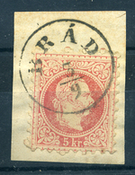 90984 BRÁD 1867. 5kr Szép Bélyegzés   /  BRÁD 1867 5 Kr Nice Pmk - Gebruikt