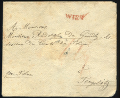 91145 AUSZTRIA WIEN 1831. Szép Levél Tengelicre Küldve  /  AUSTRIA VIENNA 1831 Nice Letter To Tengelic - ...-1850 Prefilatelia