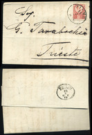 91133 FIUME 1873. 5kr-os Levél Triestbe Küldve  /  FIUME 1873 5 Kr Letter To Trieste - Usati