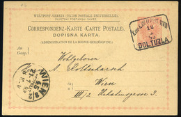 91108 AUSZTRIA BOSZNIA 1893. Díjjegyes Levlap, Szép Bélyegzéssel DOLTUZLA  /  AUSTRIA BOSNIA 1893 Stationery P.card Nice - Other & Unclassified