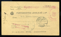 92595 BALASSAGYARMAT 1918. Portómentes Levelezőlap Nógrádverőcére  /  BALASSAGYARMAT 1918 Porto Free P.card To Nógrádver - Gebraucht