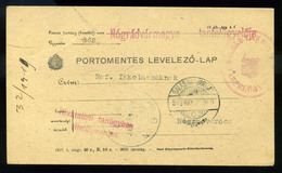 92595 BALASSAGYARMAT 1918. Portómentes Levelezőlap Nógrádverőcére  /  BALASSAGYARMAT 1918 Porto Free P.card To Nógrádver - Used Stamps