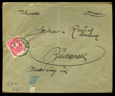 92615 NAGYATÁD 1899. Krajcáros Boríték Budapestre Küldve, Simongáti Uradalom - Used Stamps