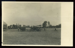 92640 JAKABSZÁLLÁS 1935. Cséplés, Fotós Képeslap  /  JAKABSZÁLLÁS 1935 Threshing Photo  Vintage Pic. P.card - Hungary