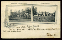 92648 PILIS 1904. Régi Képeslap, Kastély, Szép Mozgóposta Bélyegzéssel - Hongrie