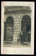 92565 SZEGED 1925. Cca. Reich Mór ékszerész üzlete, Fotós Képeslap - Hongarije