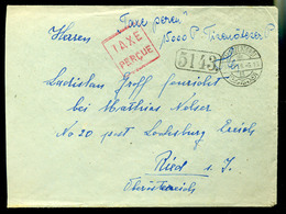 92713 ZALASZENTGRÓT 1946.02.06. Kp Inflációs Levél Ausztriába Küldve - Used Stamps