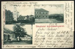 91505 KÖRÖSBÁNYA / Baia De Criș,  1902. Régi Képeslap  /  KÖRÖSBÁNYA 1902 Vintage Pic. P.card - Ungarn