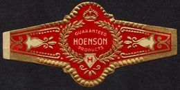 Netherlands / Hoenson  - Crown - CIGAR Label Vignette - Etiquetas