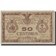 France, Saint-Brieuc, 50 Centimes, Undated, TTB+, Pirot:111-1 - Chambre De Commerce