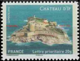 France Autoadhésif ** N°  722 A - Le Château D'if. Verso Fond Blanc Provenance De Feuille PRO - Neufs