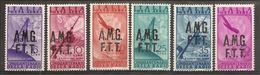 1947 Italia Italy Trieste A  AEREA RADIO Serie Di 6v. MNH** - Luftpost