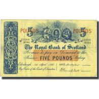 Billet, Scotland, 5 Pounds, 1961, 1961-04-01, KM:323c, TB+ - 5 Pounds