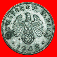 √ SWASTIKA: GERMANY ★ 1 PFENNIG 1940J! LOW START ★ NO RESERVE! Third Reich (1933-1945) - 1 Reichspfennig