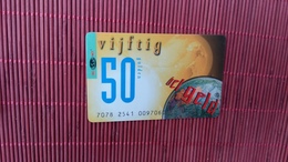 Prepaidcard Netherlands Bel Net 50 Gulden  Used 2 Scans Rare - [3] Handy-, Prepaid- U. Aufladkarten