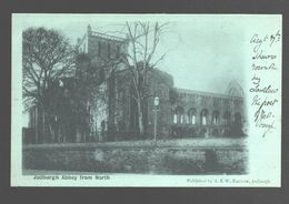 Jedburgh Abbey From North - Single Back - Publ. A. & W. Easton, Jedburgh - Roxburghshire