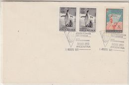 Argentina 1971 Muestra Filatelica Sala Antarctica Ca 5 Agosto 1971 Cover (37864) - Altri & Non Classificati