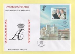 Mariage Princier - 2011 - FDC - Lettres & Documents