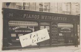 75005 - Pianos WEINGARTNER - 96 Boulevard Saint Germain ( Aujourd'hui Restaurant Chipotle Mexican Grill  ( Carte-photo ) - District 05