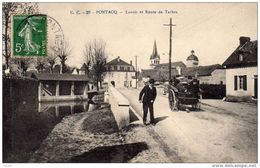 PONTACQ - LAVOIR ET ROUTE DE TARBES - Pontacq