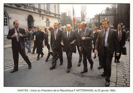 44-NANTES- SIVITE DU PRESIDENT F. MITTERRAND - Nantes