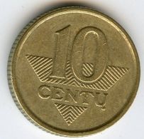 Lituanie Lithuania 10 Centu 1999 KM 106 - Lituania