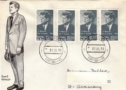 BR+ Brasilien 1964 Mi 1062 John F. Kennedy (ÙNICO / UNIKAT) - Briefe U. Dokumente