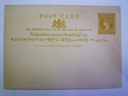 ENTIER POSTAL  NEUF  CEYLON POSTAGE  2 CENTS    - Sri Lanka (Ceylan) (1948-...)