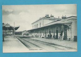 CPA - Chemin De Fer La Gare De CARPENTRAS 84 - Carpentras