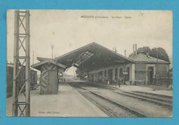 CPA - Chemin De Fer La Gare MAZIDON 14 - Autres & Non Classés