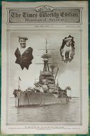 Newspaper London 01/08/1919 - The Times Weekly Edition Illustrated Section - The Spirit Of The Navy - Boxe Carpentier - Other & Unclassified