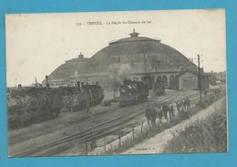 CPA 159 - Le Dépôt De Chemin De Fer - Trains TROYES 10 - Troyes