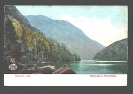 Adirondack Mountains - Ausable Lake - Single Back - Publicity New York Central Lines - 1906 - Adirondack