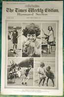 Newspaper London 05/09/1919 The Times Weekly Edition Illustrated Section - The Children Of England On Holiday - Sport - Otros & Sin Clasificación