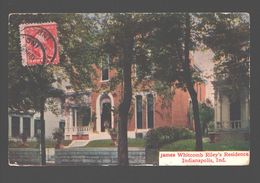 Indianapolis - James Whitcomb Riley's Residence - 1912 - Indianapolis