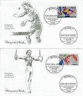 Germany - Mi-Nr 1408/1409 FDC (O1199)- - 1981-1990