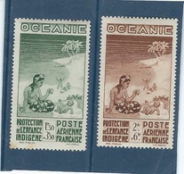 France Océanie PA   N° 4  ** Et N° 5  **  Val : YT  3,20 € - Poste Aérienne