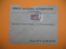 ​Portugal Lettre   Perforé Perfin  Perfurado :  BNU  ??? - De Guarda - Banco Nacional Ultramarino - Other & Unclassified