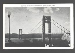 New York City - George Washington Bridge - 1949 Air Mail - East & West Pub. - Brücken Und Tunnel