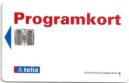 Sweden - Telia - Programkort Test Card 02.1995, 100ex, Mint - Schweden
