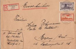 Saargebiet R-Brief Mif Minr.189,196 Friedrichsthal 20.12.34 Gel. Nach Essen - Covers & Documents