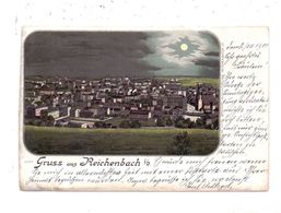 0-9800 REICHENBACH, Mondscheinlitho, 1900, Stempel Leicht Durchgeschlagen - Reichenbach I. Vogtl.