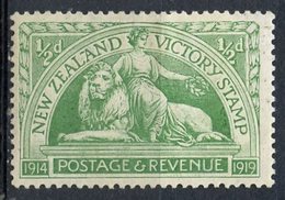 New Zealand 1920 1/2p Victory Stamp Issue #165  MH - Ongebruikt