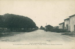 54 COLOMBEY LES BELLES / Place Dauphine Et Route D'Autreville / - Colombey Les Belles