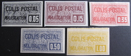 Lot FD/1148 - COLIS POSTAUX - ND - N°23 à 27 NEUFS* (N°24 NSG) SERIE COMPLETE - Cote : 225,00 € - Neufs